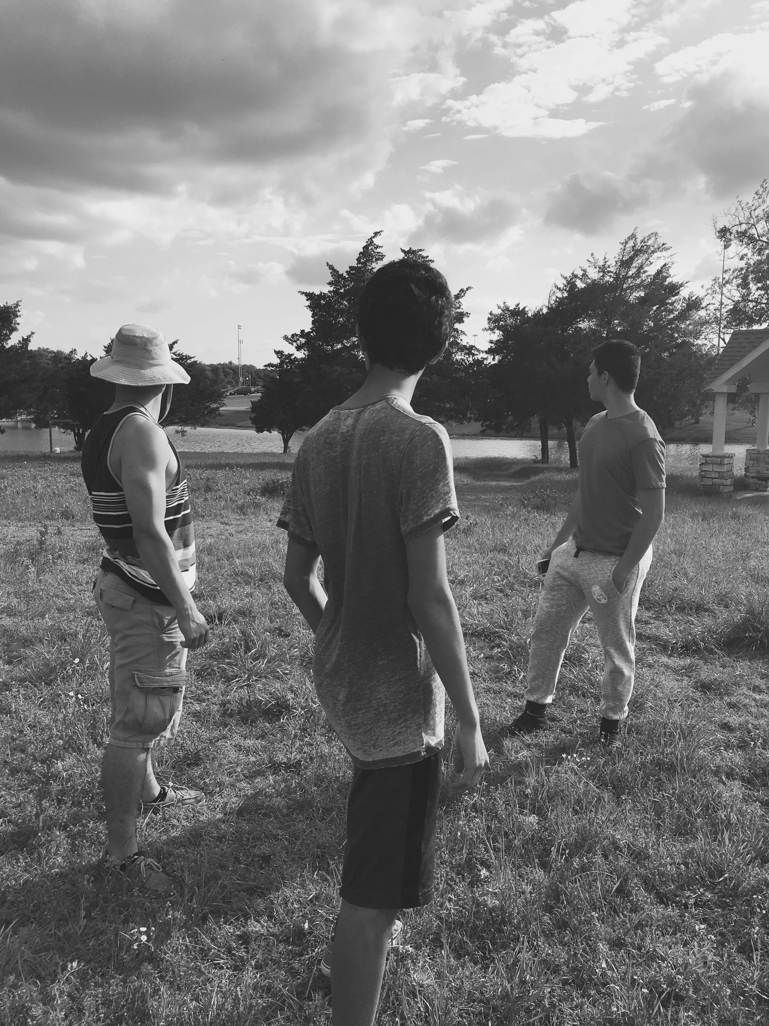 Friends spending time together outdoors in Ennis