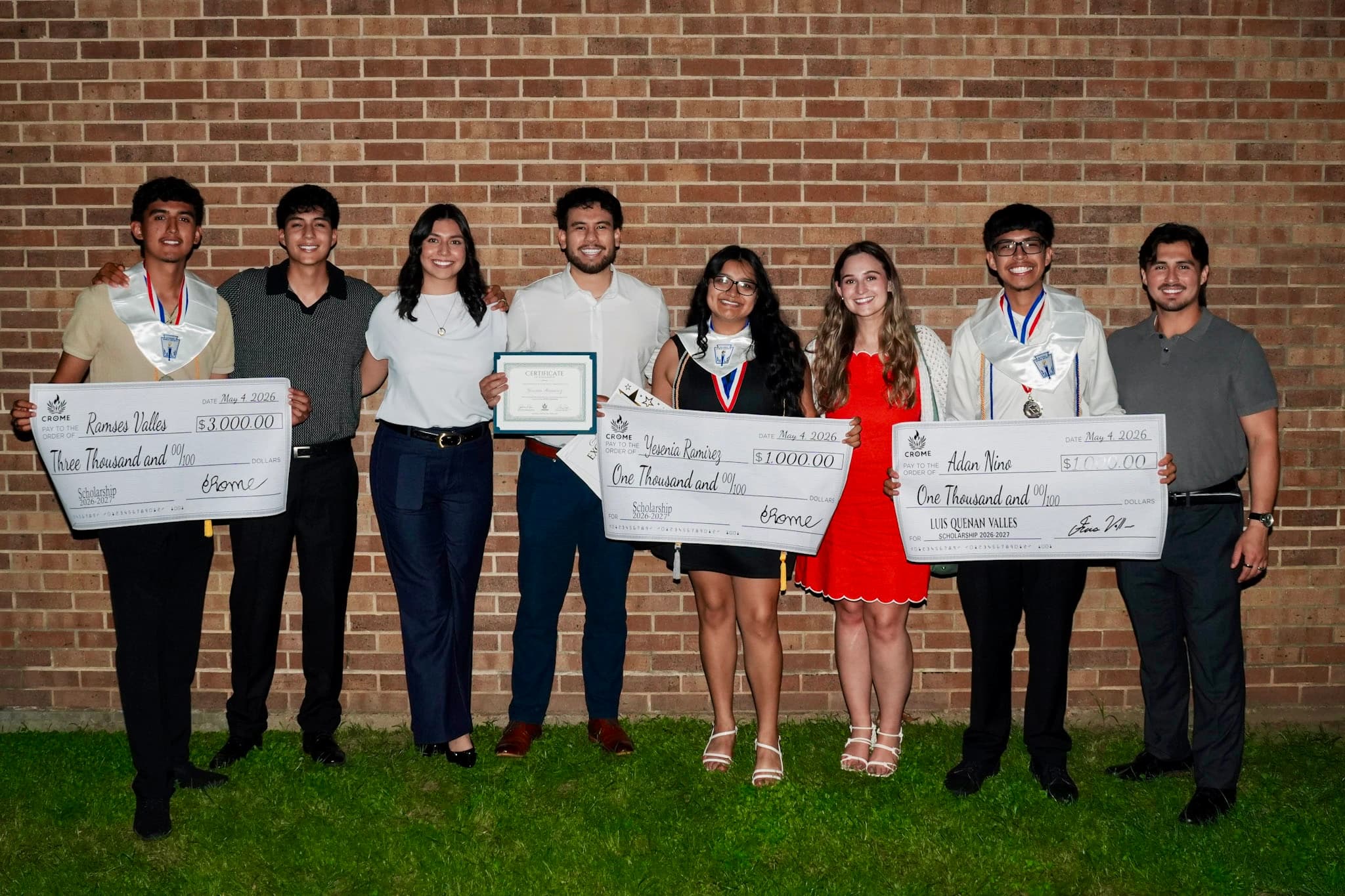 Scholarships — photograph from CROME’s Home page